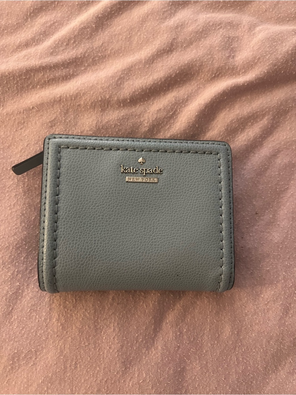 kate spade Small Fold Wallet in powder Blue